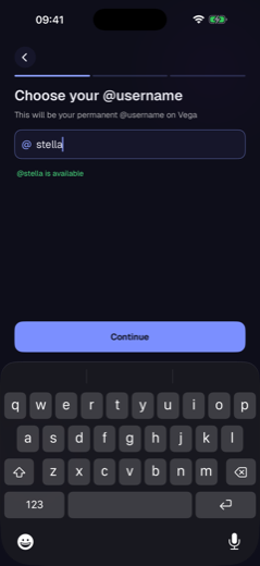 choose @username